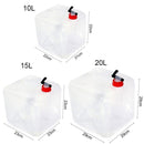 Camping Water Carrier Container Camping Bottle Water Bag Foldable Water Bucket