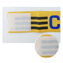 Player Leader Football Captain Armband Nylon Soccer Group Arm Band (Yellow)
