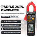 ST190 DC AC Automatic Clamp Meter LCD Digital Voltmeter Multimeter (Red) Newly