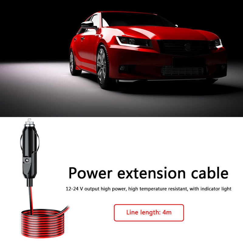 12V 24V Car Cigarette Lighter Plug Male Connector 20A Fused with 4m Wire