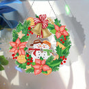 Double Snowman Diamond Painting Garland Pendant DIY Handmade Craft Gift (YH37