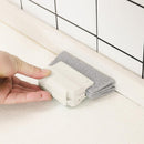 Groove Cleaning Window Brush Corners Gaps Household Cleaner Tool (Beige)