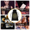 Constellation Star Moon Tarot Game Card Storage Bag (Black Flower of Life)