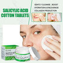 60pcs Salicylic Acid Cotton Pads for Acne Shrinking Pores Facial Exfoliating
