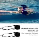 2pcs Swim Training Leash Resistance Bands Swimmer Tether Ankle Elastic Straps