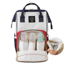 Multifunctional Backpack Nursing Handbag Mummy Diaper Bags Baby Care (Red)