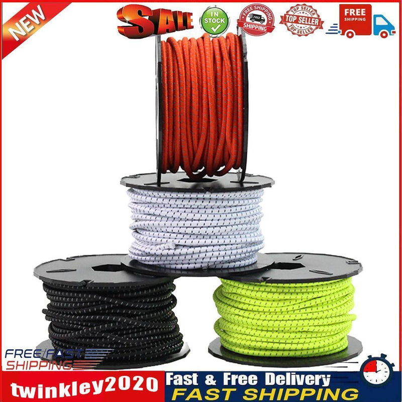 15m Strong Elastic Latex Rope 3mm Bungee Cord Stretch String for Jewelry Newly