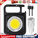 Mini Flashlight Keychain Light Pocket Corkscrew for Outdoor Camping Fishing