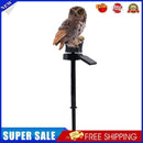 5pcs Solar Power LED Waterproof Garden Landscape Owl Lawn Ligh(Light Brown)