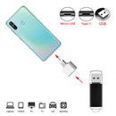 CW10029 USB Flash Drive USB 2.0 Pendrive Zinc Alloy Jump Drive with Clear Cap