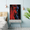 Full Embroidery DIY 14CT Stamped Canvas Art Cross Stitch Ice Fire Kit Ornam