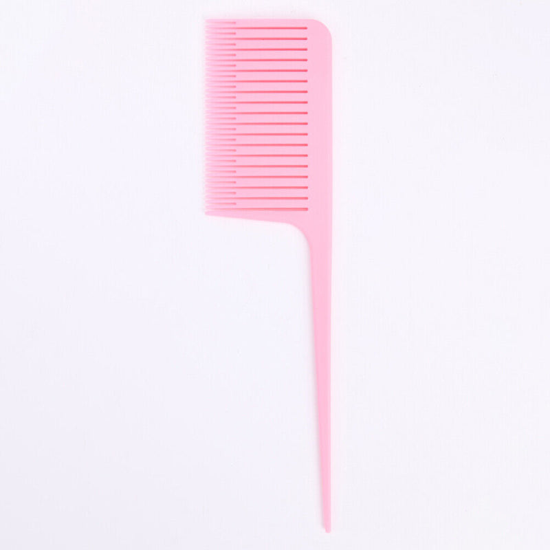 Pro One-Way Tail Comb Hairdressing Hair Dyeing Brush for Highlighting Section