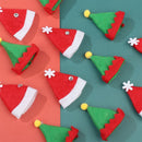 Lollipop Cap Xmas Decor Elf Hat Lollipop Top Topper Cover Santa Claus Hat