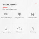 USB Rechargeable Headlamp Gesture Sensor Headlight Head Flashlight (Black)