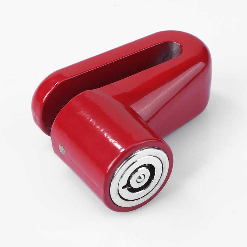 Anti-theft Disk Disc Brake Rotor SafetyLock for Scooter Motorcycle (Red) Newly