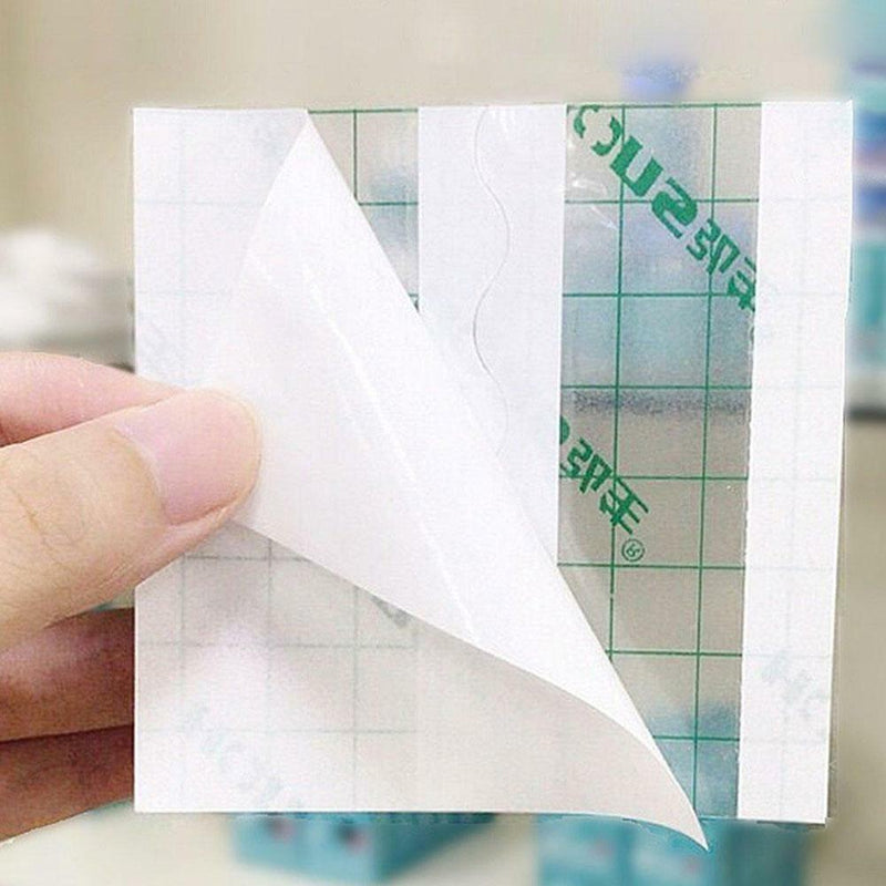 100pcs/pack Waterproof Plaster Adhesive Wound Dressing Fixer Tape Bandage D9A9