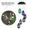 Solar Lanterns Wind Chime, Color Changing LED Light Wind Bell for Outdoor Newly