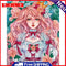 Oil Paint Painting Girl By Numbers Coloring Picture Drawing