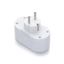 German Converter European Conversion Plug 1 to 2 Way EU Standard Socket Adapter