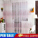 Wintersweet  Curtain Tulle Window Treatment Voile Drape Valance Pink