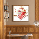 5D Rhinestone Pictures DIY Tea Time Full Round Drill Diamond Painting Craft Kit