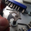 20 In 1 EDC Outdoor Survival Kit Wrench Opener Screwdriver Keychain Hanging