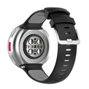 Silicone Strap for Polar Vantage V2 Watch Band Replacement (Black Grey) Newly