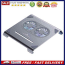 Laptop Desk Support Stand Anti Slip Dual Cooling Fan Notebook Computer Holder