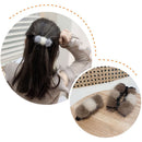 Claw Hairpins Plush Head Clips Plush Ball Scrunchies Ponytail Holder Hairpins