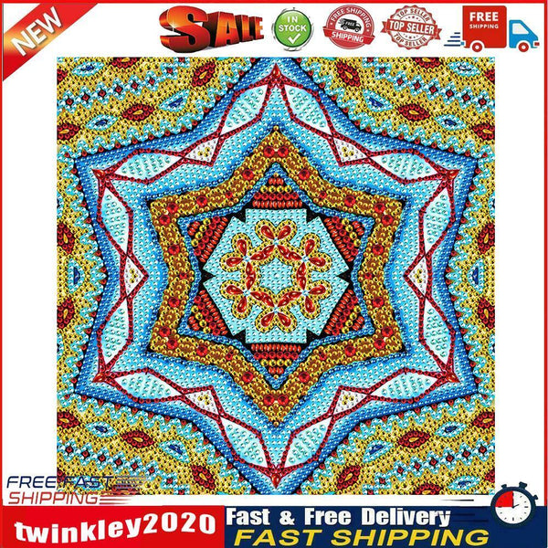 DIY Diamond Painting Kit Mandala Full Special Shape Crystal Drill (KA165) Newly