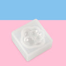 Geometric Bear Epoxy Silicone Molds DIY Making Jewelry Cute Crystal Bear Pe