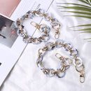 Purse Chains 2 Pieces Hand Bag Chain Strap for Ladies Shoulder Cross Body Bag