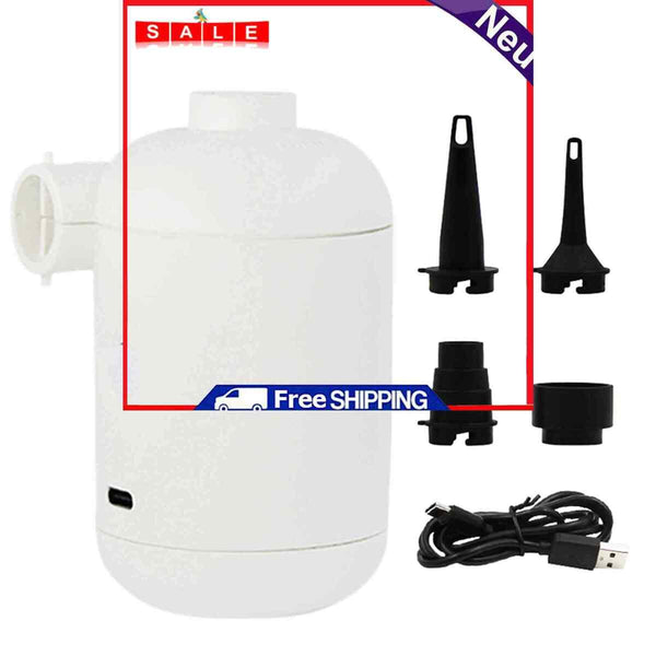 Portable USB Charging Fast Inflator - Suitable for Inflatable Pool Toys & Rings