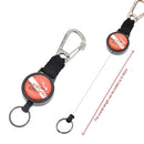 Diving Spring Rope Quick-release Buckle Diving Wire Lanyard Dive Safety Tool