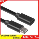 Type-C Male to Female Extension Cable 480Mbps USB C Power Supply Charging Wire