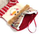 Christmas Socks Cute Children Candy Gifts Bag Home Party Decor(Snowman)