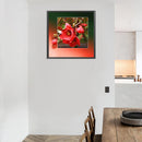 Flowers Full Round Drill Diamond Painting Rhinestone Handmade Art Picture Newly