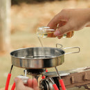 9pcs Camping Small Spice Bottles Set with Storage Bag Glass Jars (Khaki) Newly
