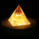 Crystal Pyramid Healing Energy Meditation Stones Home Office Decoration Crafts