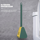 Golf Toilet Brush - Wall Mounted Toilet Brush with Long Handle (Army Green