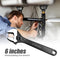 Adjustable Wrench High Carbon Steel Universal Spanner Repair Tools (6 inch)