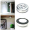 3 LED Push On Off Light Self Stick On Click Battery Button Cabinet R1J3 Q7S0