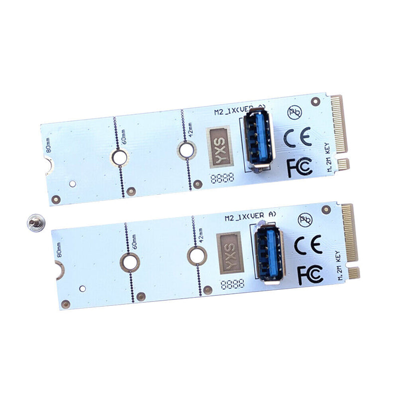 M2 M-key to USB 3.0 Transfer NGFF M.2 to PCI-E 1X to 16X Graphics Card Adapter