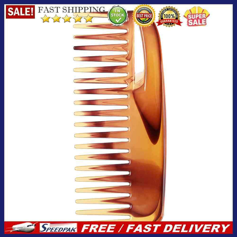 Detangling Curly Hair Comb Back Head Styling Beard Oil Comb Men Wide Teeth Co