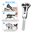 Watch Battery Screw Cover Remover Band Back Case Opener Fixer Wrench Repair Kit