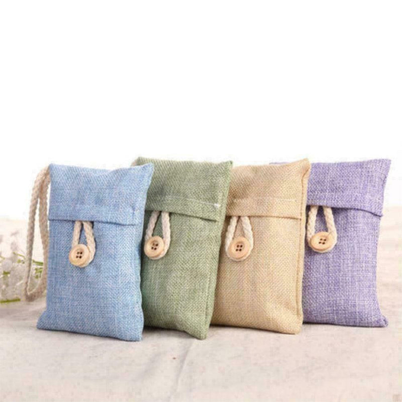 Air Purifying Bag Purifier Nature Fresh Charcoal Bamboo Freshener Non-Toxic K9O3