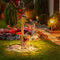 LED Shower Solar Light String Star Waterproof Yard Projector Art Light (A) Newly