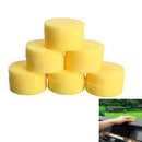 12pcs Polish Wax Round Foam Sponges Applicator Pads for Clean Car Glass