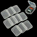 Plastic Transparent Standard SD SDHC Memory card Case Box Holder Storage-N hot.