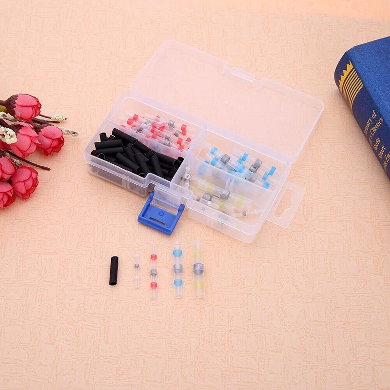 100pcs Waterproof Intermediate Terminal+Heat Shrink Casing Sleeve Connector-2128